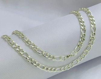 Cadena Platizada Cartier 2mm